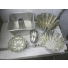 Image 4 : ASST. VINTAGE BAKING TINS, CAST IRON POT, SCALE, ETC.