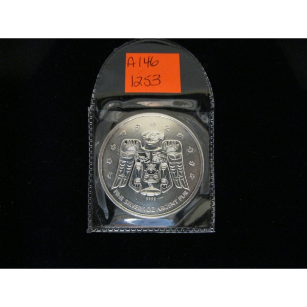 2009 1 OZ FINE SILVER EAGLE $5 COIN (TAX EXEMPT)