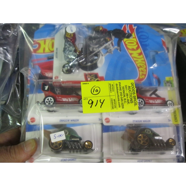 10 NEW HOTWHEELS CARS