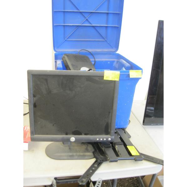 MISC. ELECTRONICS, WALL MOUNT TV STAND, MONITOR, ETC.
