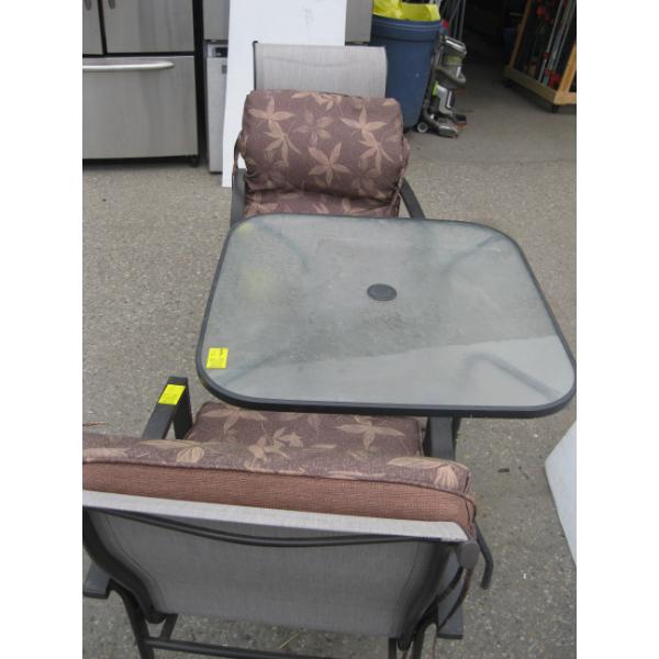 PATIO TABLE W/2 CHAIRS