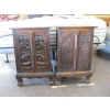 Image 1 : CARVED FRONT 2 DOOR SM. END TABLES