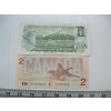 Image 2 : CDN $2 BILL & CDN $1 BILL