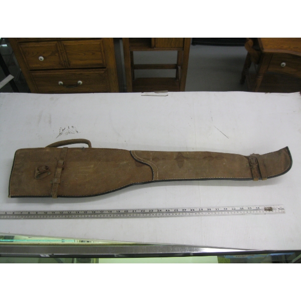 LEATHER GUN SCABBARD