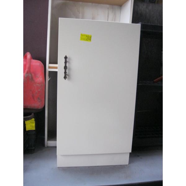 METAL CABINET "AS IS" - 1 HINGE NEEDS REPAIR