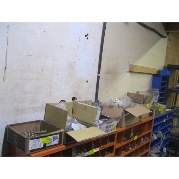 7 BOXES OF ASST. NUTS, BOLTS, WASHERS, ETC. 