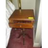 Image 1 : SINGLE DRAWER ANTIQUE 4 LEG TABLE