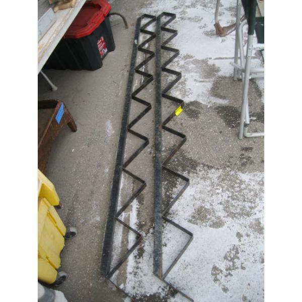 SET OF METAL STAIR STRINGERS