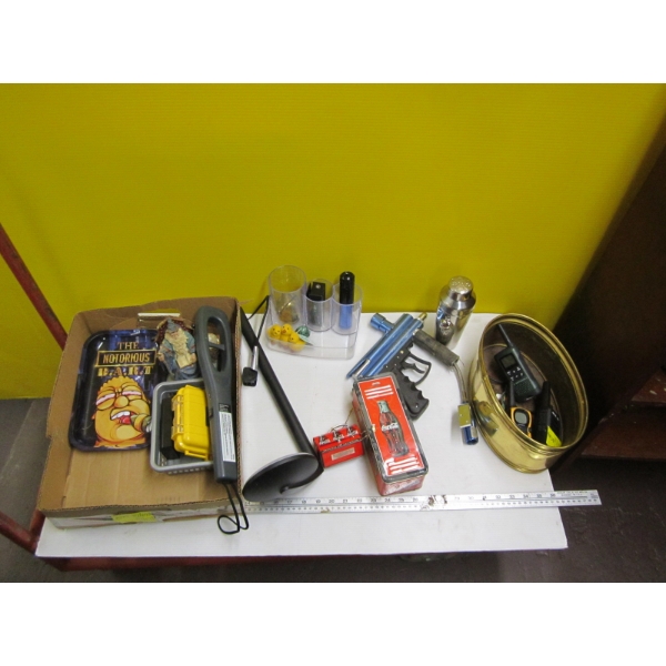 MISC. ITEMS -PART OF PAINTBALL GUN, ETC.