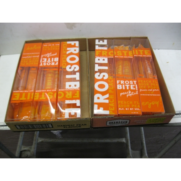 2 FLATS OF 3 PEACH VODKA FREEZIES