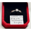 Image 1 : LADIES 10KT RING W/SM. DIAMONDS, 2.2G, SZ 7 1/2