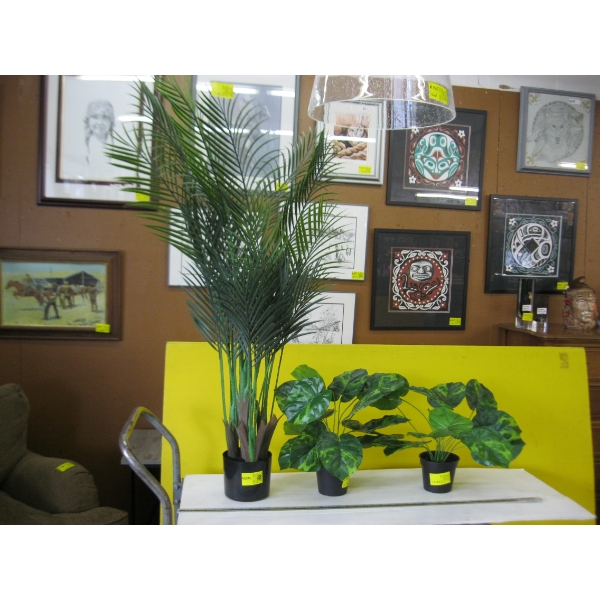 3 ARTIFICIAL PLANTS