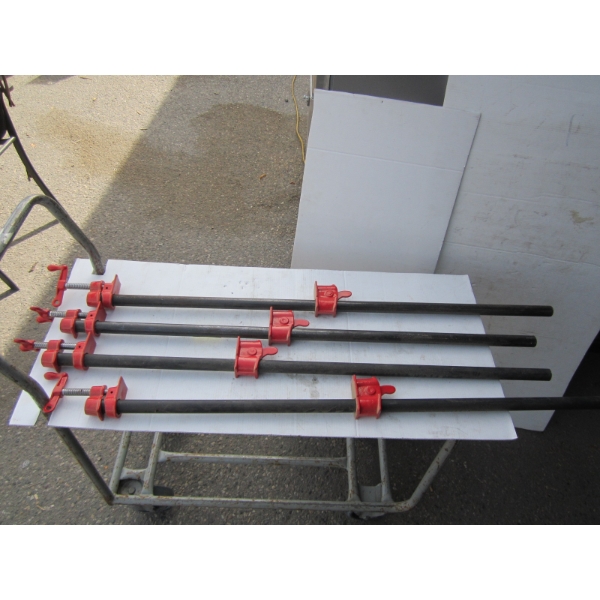 4 - 4' BAR CLAMPS