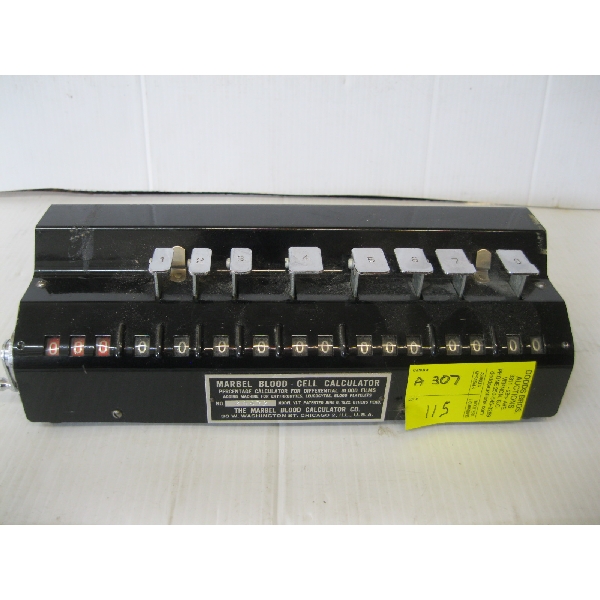 ANTIQUE MARBEL BLOOD CELL CALCULATOR