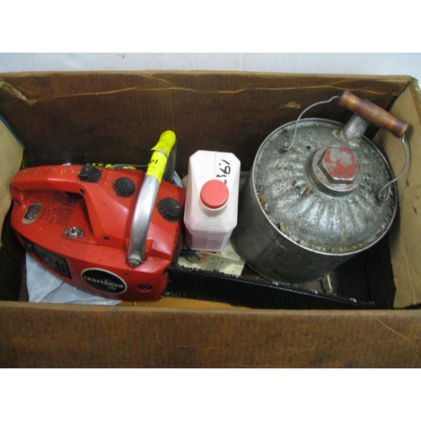 SMALL CRAFTSMAN CHAINSAW - NEEDS PULL CORD FIXED