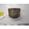 Image 2 : VINTAGE COPPER OVER SILVER PLATED CUFF BRACELET & A PEWTER GOBLIN FACE THIMBLE