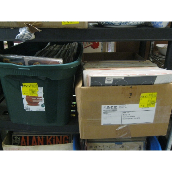 2 BOXES OF MISC. RECORDS