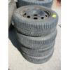Image 3 : 4 195/65R15 JETTA TIRES 5 BOLT RIMS W/HUBCAPS
