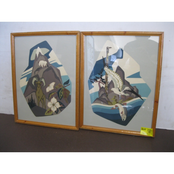 2 FRAMED PICTURES