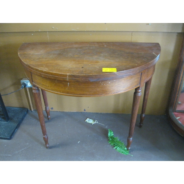 HALF MOON FLIP TOP TABLE