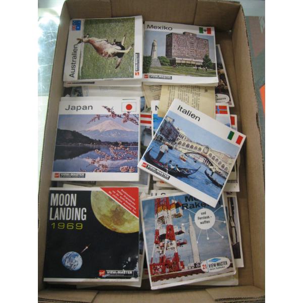 FLAT OF VIEWMASTER CARTRIDGES