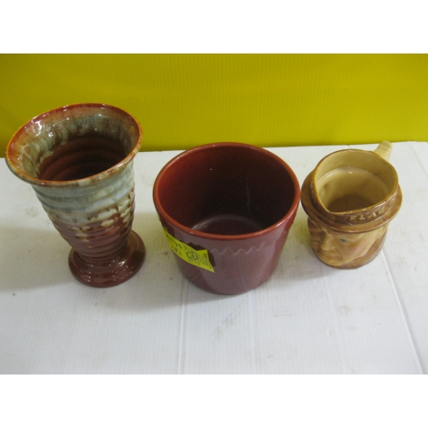 3 PIECES OF MEDALTA POTTERY
