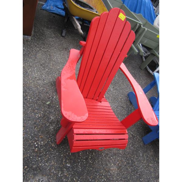 HEAVY DUTY RED CHAIR