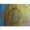 Image 5 : ROUND WOODEN TOP W/CENTER LAZY SUSAN