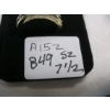 Image 6 : LADIES 10KT RING W/MULTI COLOR STONES, 3.5G, SZ 7 1/2