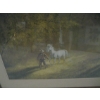 Image 2 : FRAMED PRINT COWBOY & HORSE SCENE