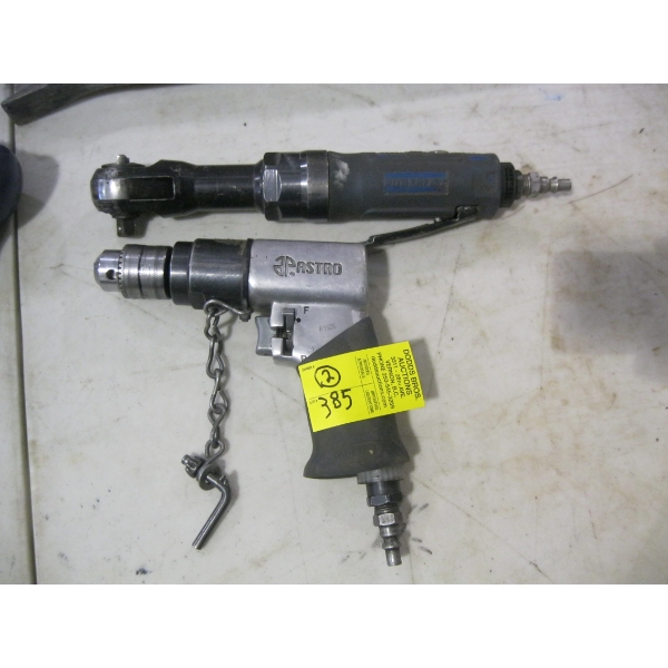 AIR DRILL & 3/8" RATCHET