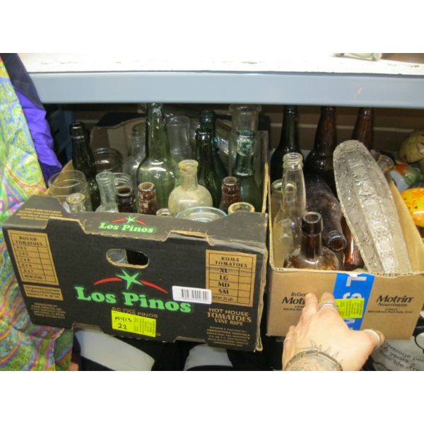 2 BOXES OF ASST. COLLECTABLE BOTTLES