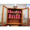 Image 4 : LG. GLASS DOORED DISPLAY CABINET W/TURNING SIDE CABINETS