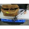 Image 1 : LEATHER CAMERA BAG W/TRIPOD