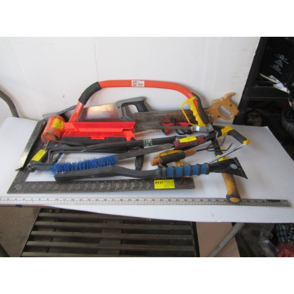 ASST. SAWS, MALLET, ETC.