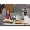Image 1 : LOT OF COLLECTABLE AUTOMOTIVE ITEMS, ESSO MUG, BATTERY HYDROMETER, ETC
