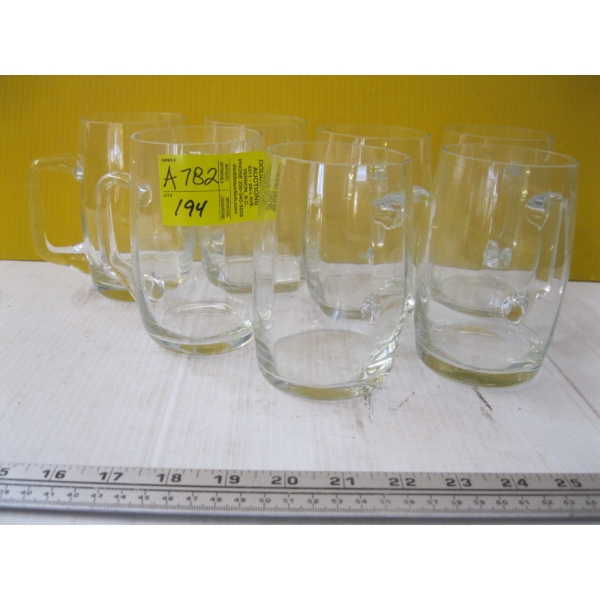 SET OF 6 LIGHT MUG GLASSES