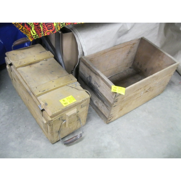 WOODEN CRATE & WOODEN BOX