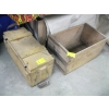 Image 1 : WOODEN CRATE & WOODEN BOX