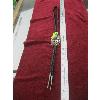 Image 1 : NAVAJO STERLING BOLO TIE W/TURQUOISE, CORAL & CLAW