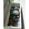 Image 2 : PLASTIC GARDEN STORAGE BOX W/MISC. CONTENTS