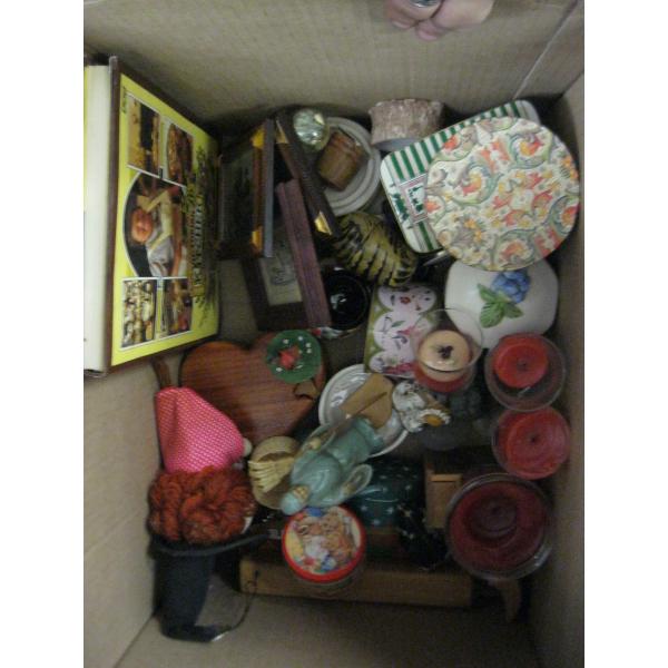 MISC. SM. CONTAINERS, CANDLES, ETC.