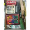 Image 2 : GLASSWARE, WOOD BOWLS, OFFICE SUPPLIES, ETC.