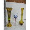 Image 2 : 3 ART GLASS VASES