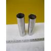 Image 2 : PAIR OF BRUTALIST METAL VASES
