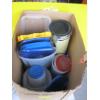 Image 4 : 2 BOXES OF MISC. COLLECTOR BOTTLES, PLASTIC CONTAINERS, TEAPOTS, ETC.