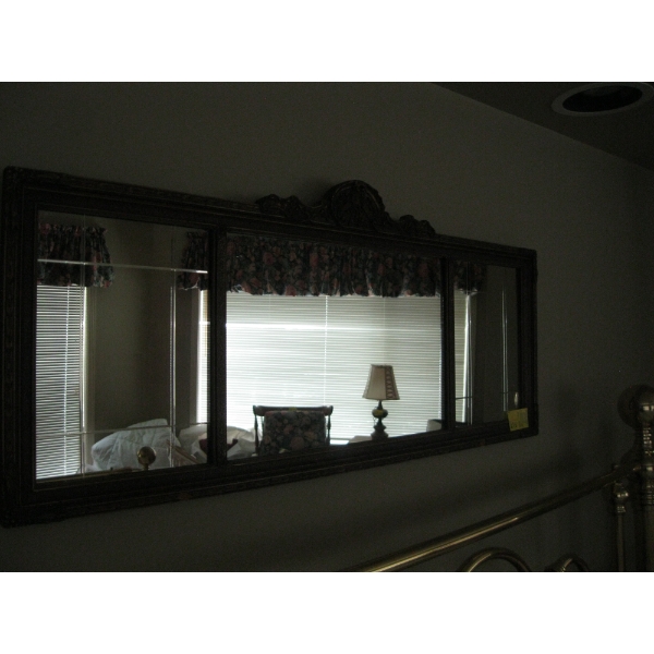 ANTIQUE 3 SECTION MIRROR