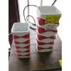 Image 1 : 2 MCM OP ART GERMAN KPM PORCELAIN VASES