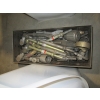 Image 3 : BUCKET & 2 BINS OF MISC. PRYBARS, CHISELS, AIR CHISEL, ETC.