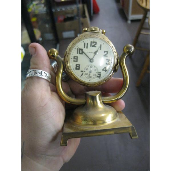 HAMILTON POCKETWATCH IN HOLDER